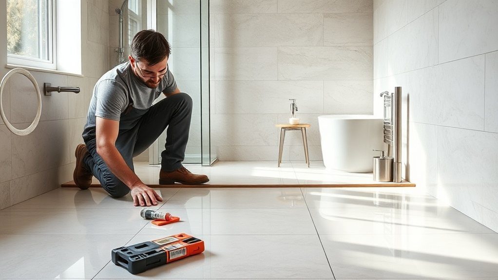 Professional Bathroom Tiling in Brompton